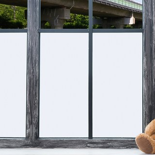 無膠靜電窗貼 TW003, 白遮光