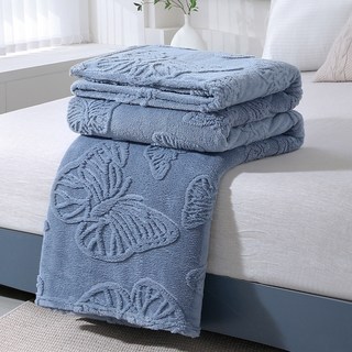 蜂蜜泡泡柔軟刺繡毯