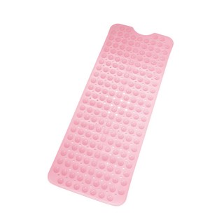 小麥購物 浴室防滑墊 按摩款 L187, 1個, 淺粉色