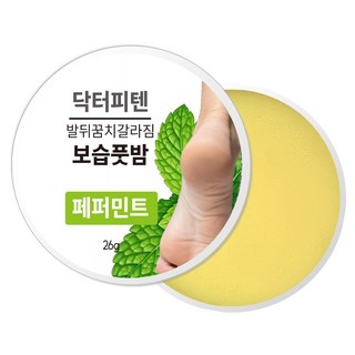 Dr.Piten 腳後跟乾裂保濕護足霜 薄荷 BF12, 26g, 1個, 1入