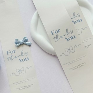 BEST PACK For You 飾帶 6.5 x 65 cm, 40個, 天空藍