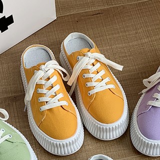 餅乾厚底帆布鞋 GH10_RD_477