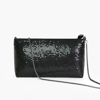 BLANC BLACK 可拆卸鍊條造型手拿包