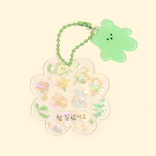 Minhwa Shop 稱讚好運壓克力鑰匙圈DIY套組 S240030B, 多色, 10組