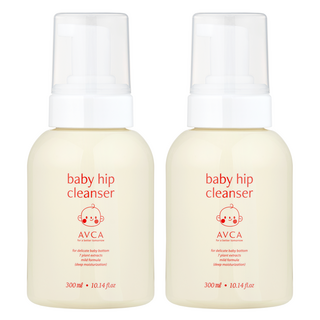 AVCA 孩童溫和臀部清潔慕斯 無香, 300ml, 2瓶