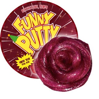 趣味史萊姆 一月石榴石史萊姆, 1個, 40g, 混合色