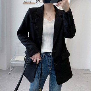 Goodif 女款經典單排雙釦修身西裝外套