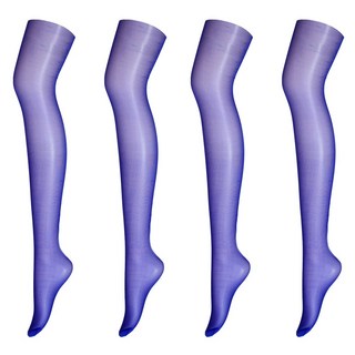 Anyleg 透視透明彩色褲襪 20D 4件組