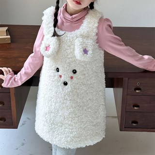 Yubeulli 女童 Tarami 絲絨背心連身裙