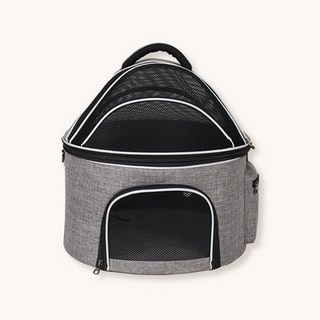 RESPET 狗和貓展開透氣圓頂式運動箱 43 x 40cm 灰色, 1個