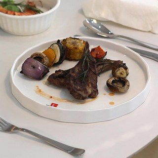 Royal Boden 主餐圓形餐盤 白色 特大款, 1個