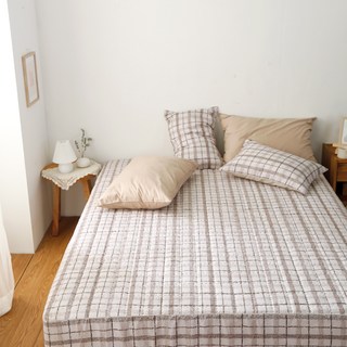 韓國製Mellow格紋床包