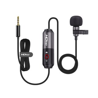 HDtop 3極 / 4極 轉換 錄音用 智慧型手機 電容式 領夾麥克風, HT-M01