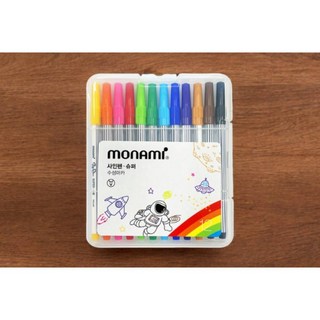 monAmi Super tl 超級水性簽字筆 12色, 混和顏色, 1盒