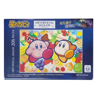 Nintendo 任天堂 卡比點心時間拼圖 透明拼圖 卡通主題 親子同樂, 1入, Multicolor, 208