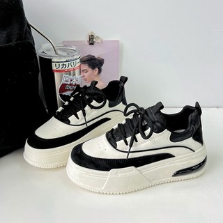 Elsso 女款雙色層次厚底增高休閒鞋