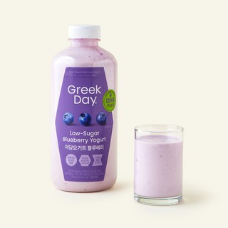 그릭데이 저당 요거트 블루베리, 900g, 1개, 1개입