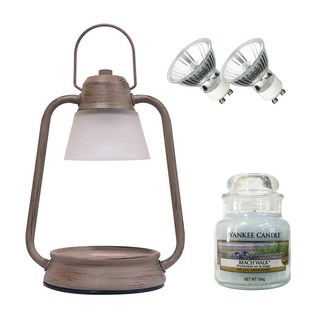 融蠟燈 洋基蠟燭 + Beacon 迷你融蠟燈 + 燈泡 2p, 復古(融蠟燈), 海灘漫步(蠟燭)