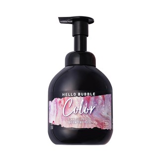 mise en scene 魅尚萱 Hello Bubble Color Pink補色洗髮精 英國梨與小蒼蘭香, 400ml, 1瓶