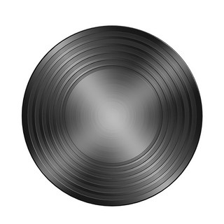 小麥購物 解凍導熱板 L783 直徑 28cm x 厚 6mm, 黑色, 1個