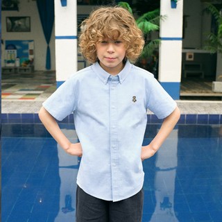 MaritheFrancoisGirbaud 兒童 ENFANT 短袖牛津襯衫