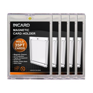 Incard 磁吸卡磚 35PT, 5個, 透明
