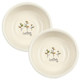 MY STYLE 葉子臉盆 (小), 2個, 柔和的米色