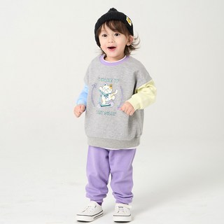 KIDSCOMO 童款貓咪滑板車大學T+束口褲套裝