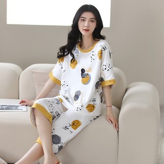 PEONIST 女性涼感休閒短袖短褲居家服睡衣套裝