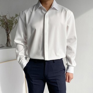 Mercita 男士 Brain 隱藏式鈕扣襯衫