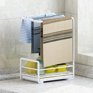 썸즈마인 행주 수세미 건조대 걸이, 1개, 화이트