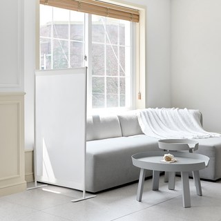 CASAMARU 簡約立式遮擋隔板 700 x 1200 mm, 白色