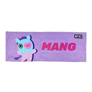 MARUSHIN 丸真 宇宙明星BT21 運動毛巾 MANG, 混和顏色, 1個