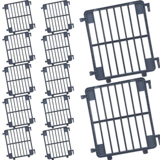 Nature Lines 優質寵物圍欄, 12個, 灰色