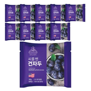 NUTS FARM 無籽李子乾隨身包, 10包, 30g