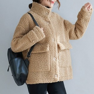 POPLARNC De Maison毛絨外套