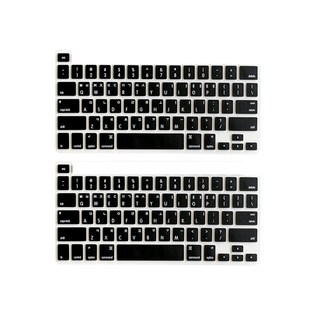 뉴 맥북프로 M1 컬러 키스킨 A2338, 블랙, 2개