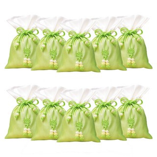 포장넷 전통 복주머니 기본 중, 11 황녹색, 10개