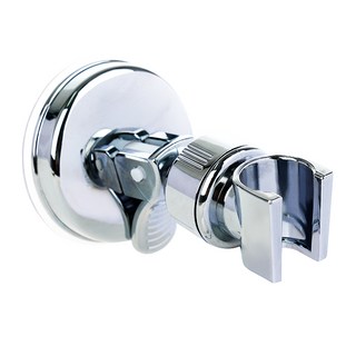 Saenghwalgongsik 可調式蓮蓬頭掛架，360度旋轉，簡易安裝，吸盤支架, 7 x 11cm, 銀色