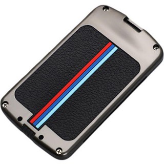 編年史 雷諾三星 舊款 四鍵 金屬鑰匙包 sm3 / All New sm3 / All New sm7 / Qm3 / Qm5 + 鑰匙圈套組, Renault 4 button type, Nocturne Gray