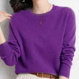 Paperments 女款柔軟色彩系列圓領日常針織衫 11228