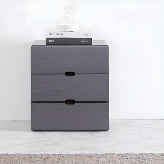 JD FURNITURE 雷米抽屜櫃, 灰色, 3格