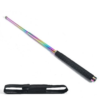 잇곰 차량 호신용 다이아 삼단봉 방망이 레인보우, 1개