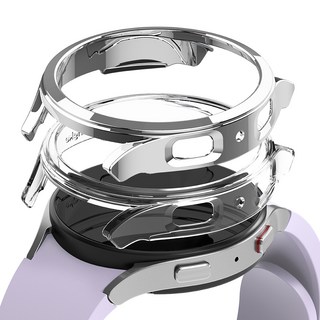 링케 스마트워치 슬림 케이스, 클리어, 크롬, 1개