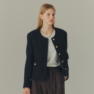 MIND BRIDGE 女款 COUTURE 毛圈圓領外套 MYJK7272