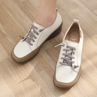 Gisee J.Shu 天然羊皮手工天花舒適鞋 4.5cm