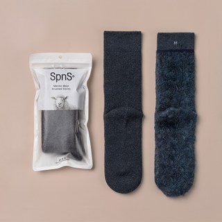 Sockpiens 美麗諾羊毛刷毛冬季襪 2雙
