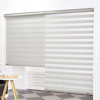 ARACNE 自然雙色組合百葉窗 捲簾 窗戶型