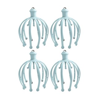 小麥購物 18爪頭部按摩器 G536 125g,4個,天青藍