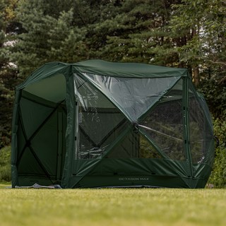 IDOOGEN 八角形/八角形MAX替換TPU聚氨酯窗戶型帳篷, 深綠色